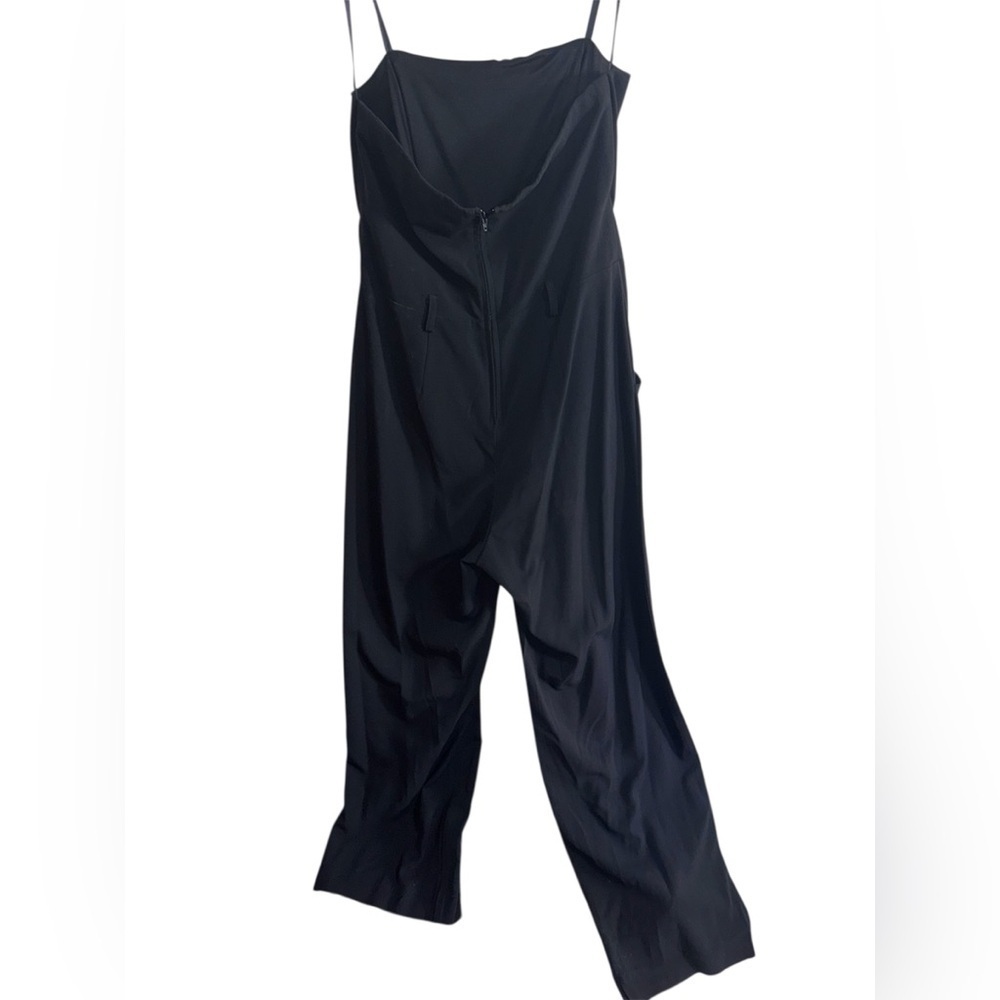 Bisou Bisou Strapless Black Wide Leg Jumpsuit 10 - Picture 2 of 10